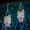 Glitzhome® 18.75" Solar Lit Beaded Wind Chimes, 2ct.